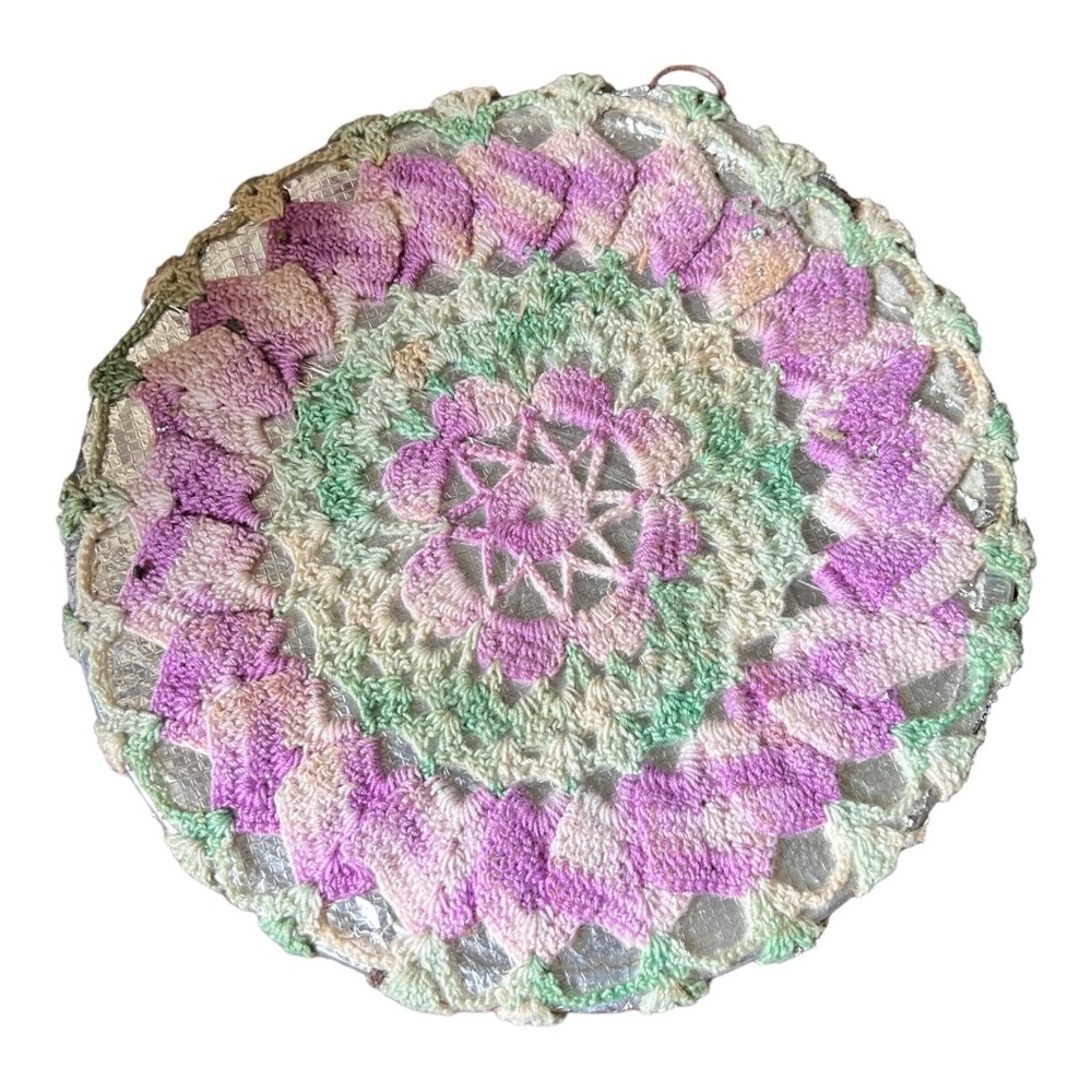 Vintage Hand Crocheted Hot‎ Pad